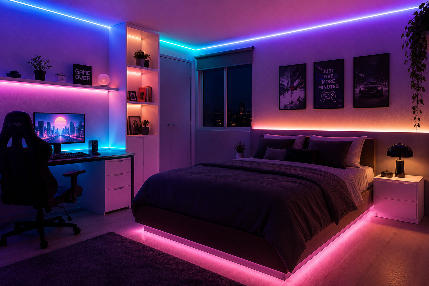 Cinta Luz RGB 10M WiFi – Controla Millones de Colores desde tu Celular
