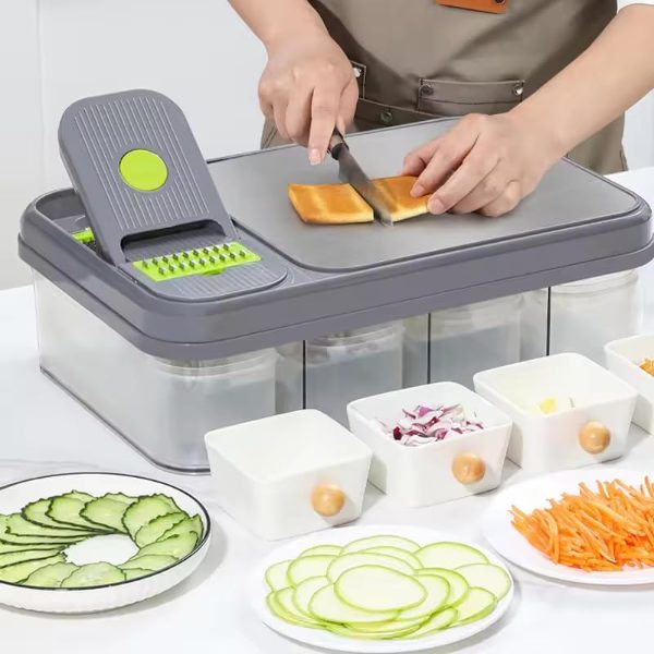 CORTADOR DE VERDURAS MULTIFUNCIONAL – COCINA MÁS RÁPIDO Y SIN ESFUERZO