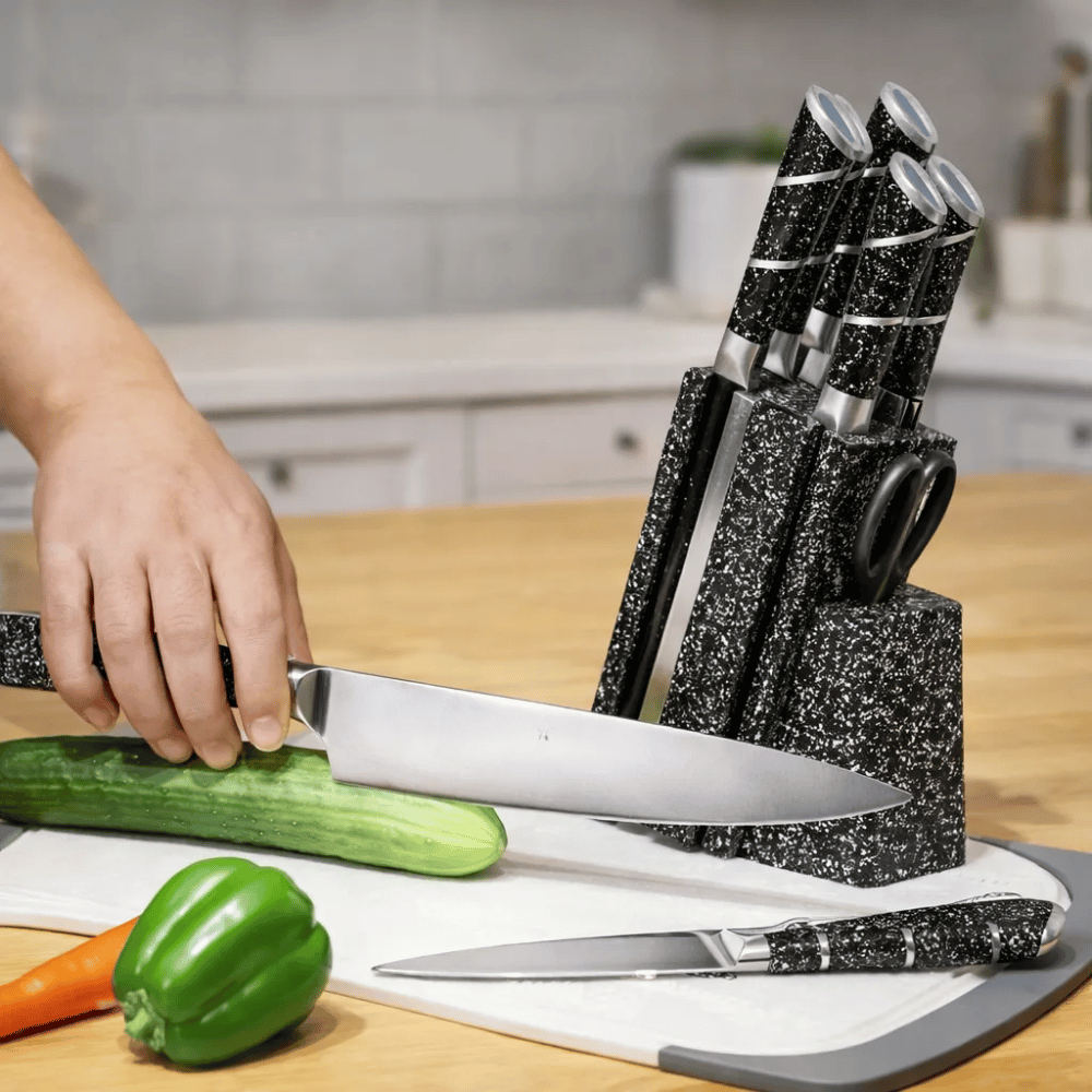 Set de Cuchillos de Cocina 8 Piezas Acero NG™ | Cortes Perfectos Como un Profesional