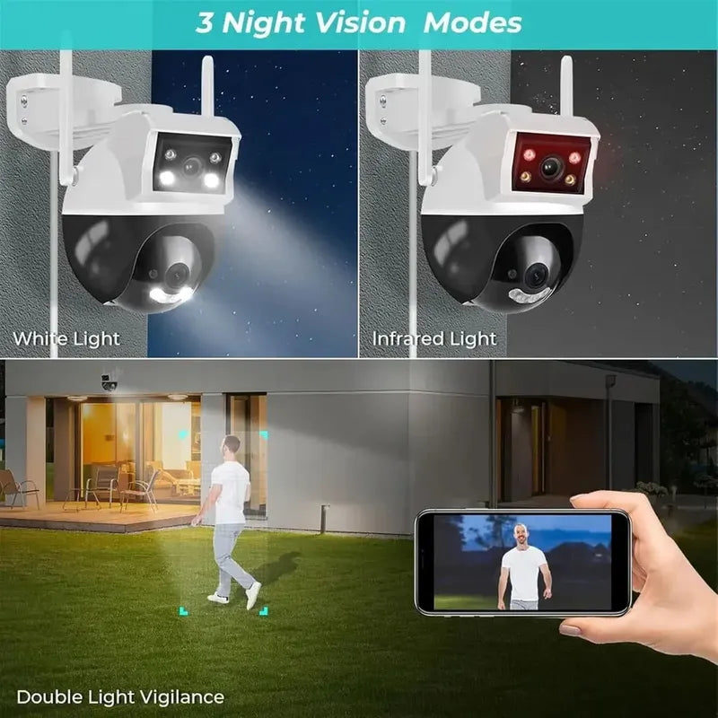 DT CÁMARA 2 LENTES TIPO DOMO – SEGURIDAD INTELIGENTE 24/7